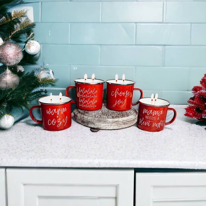 Gia Roma - Wholesale Jar/Filled Candle - Christmas Scented Candles Soy, Unique Holiday Mug Candles lg10