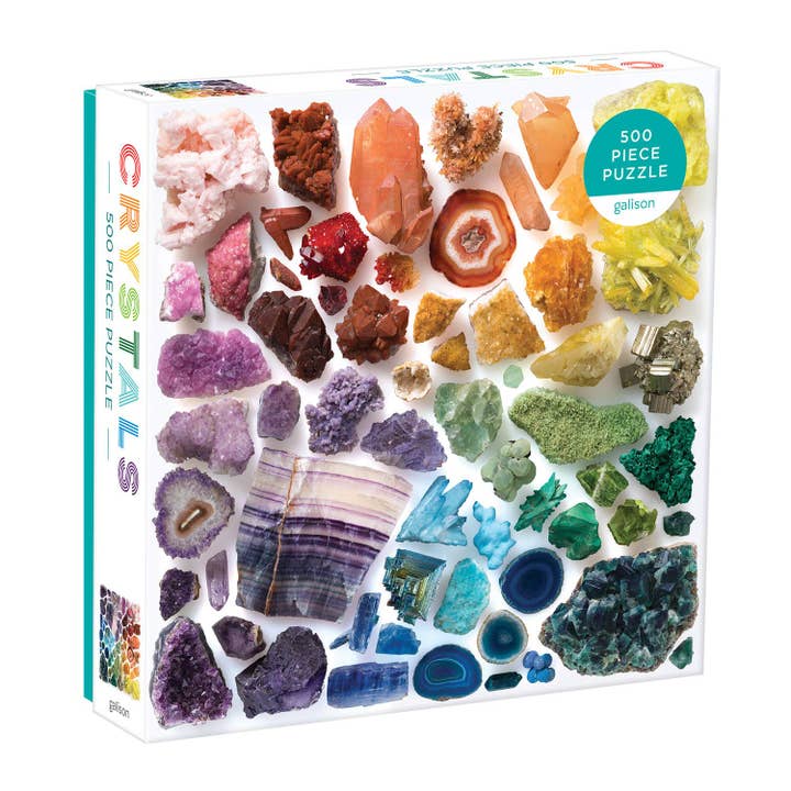 Chronicle Books - Wholesale Puzzle - Adult - Rainbow Crystals 500 Piece Puzzle