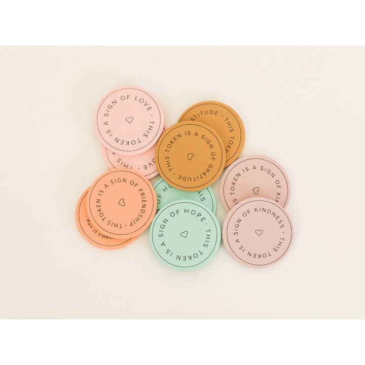 Kind Culture Co. - Wholesale Keepsake Coin/Token - 10 Token Kindness Kit