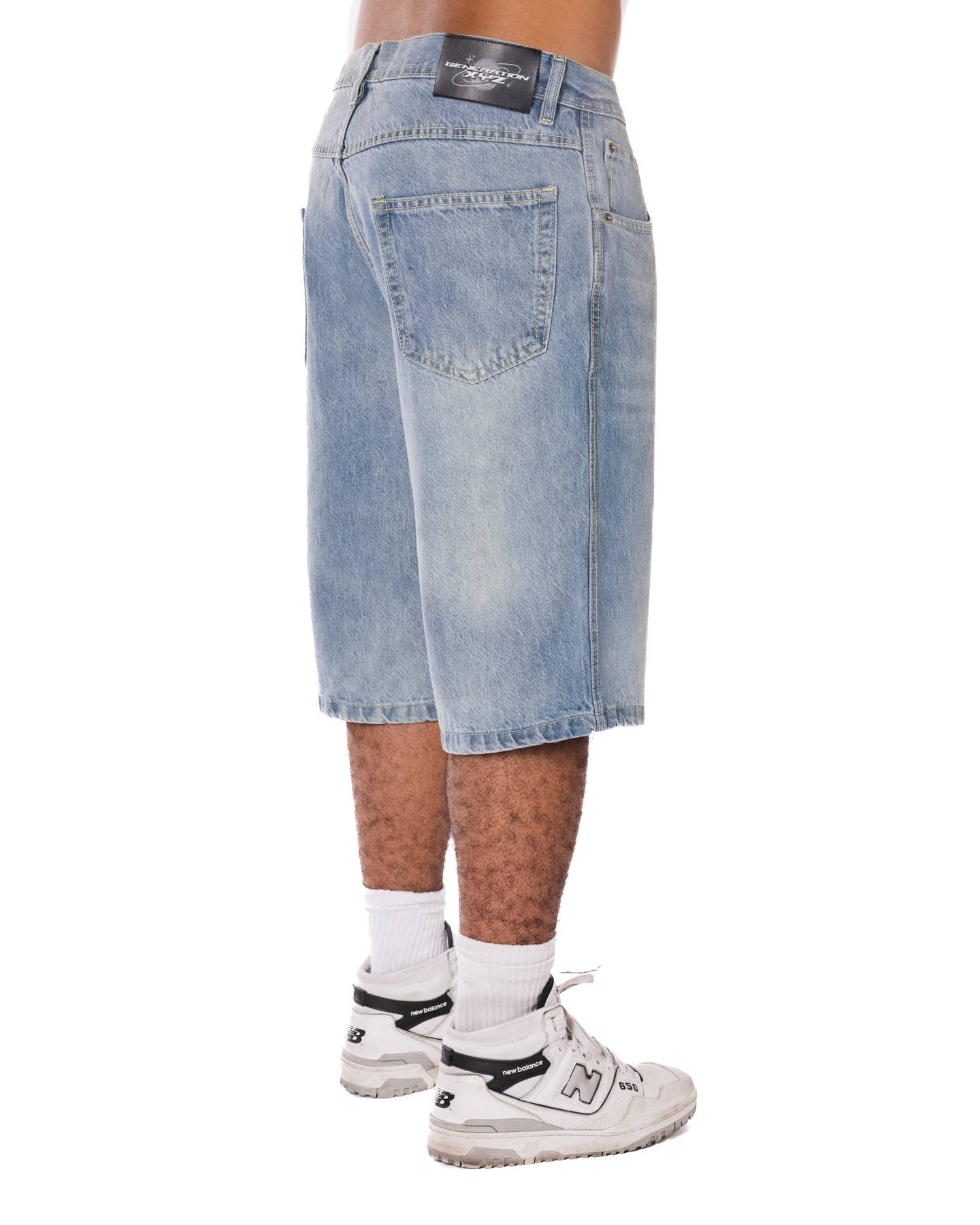 Generation XYZ - Wholesale Shorts - Men's - Loose Fit Denim Jorts  [HF-1084]3
