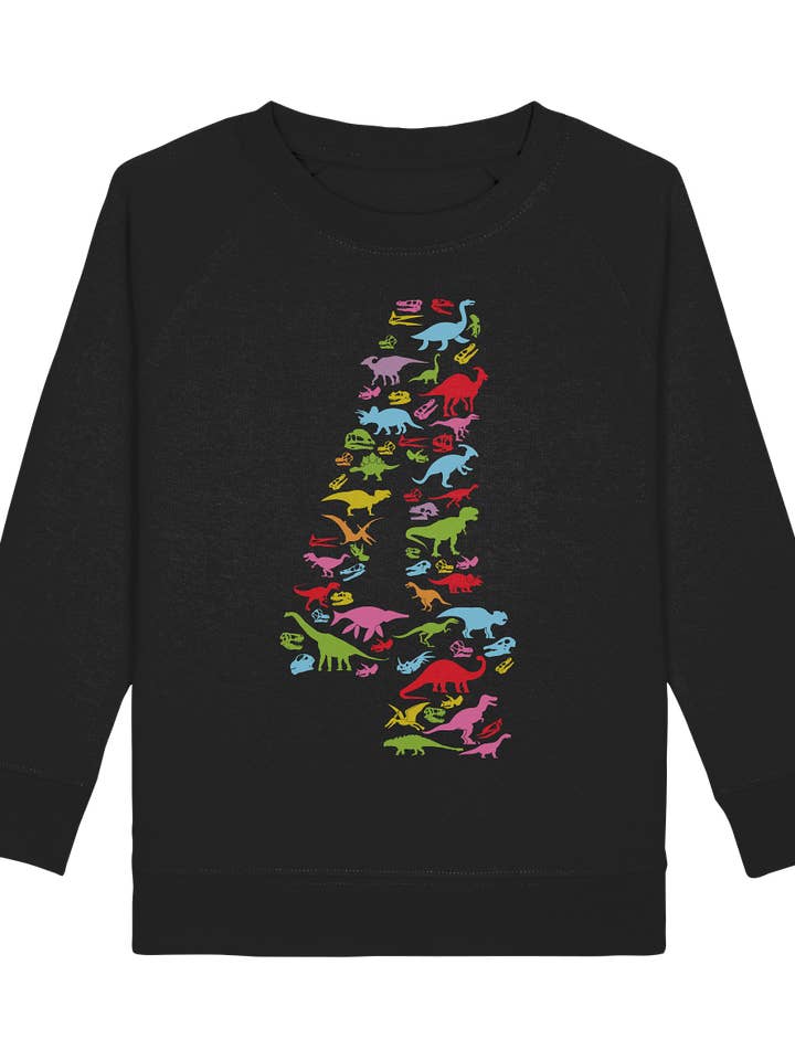 4. Geburtstag Dinosaurier 4 Jahre alt Dino Sweatshirt für den Großhandel von Tigerlino®