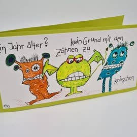 Grusskarte gefaltet (Sujet# 1441). Format A6. für den Großhandel von CARD-ART