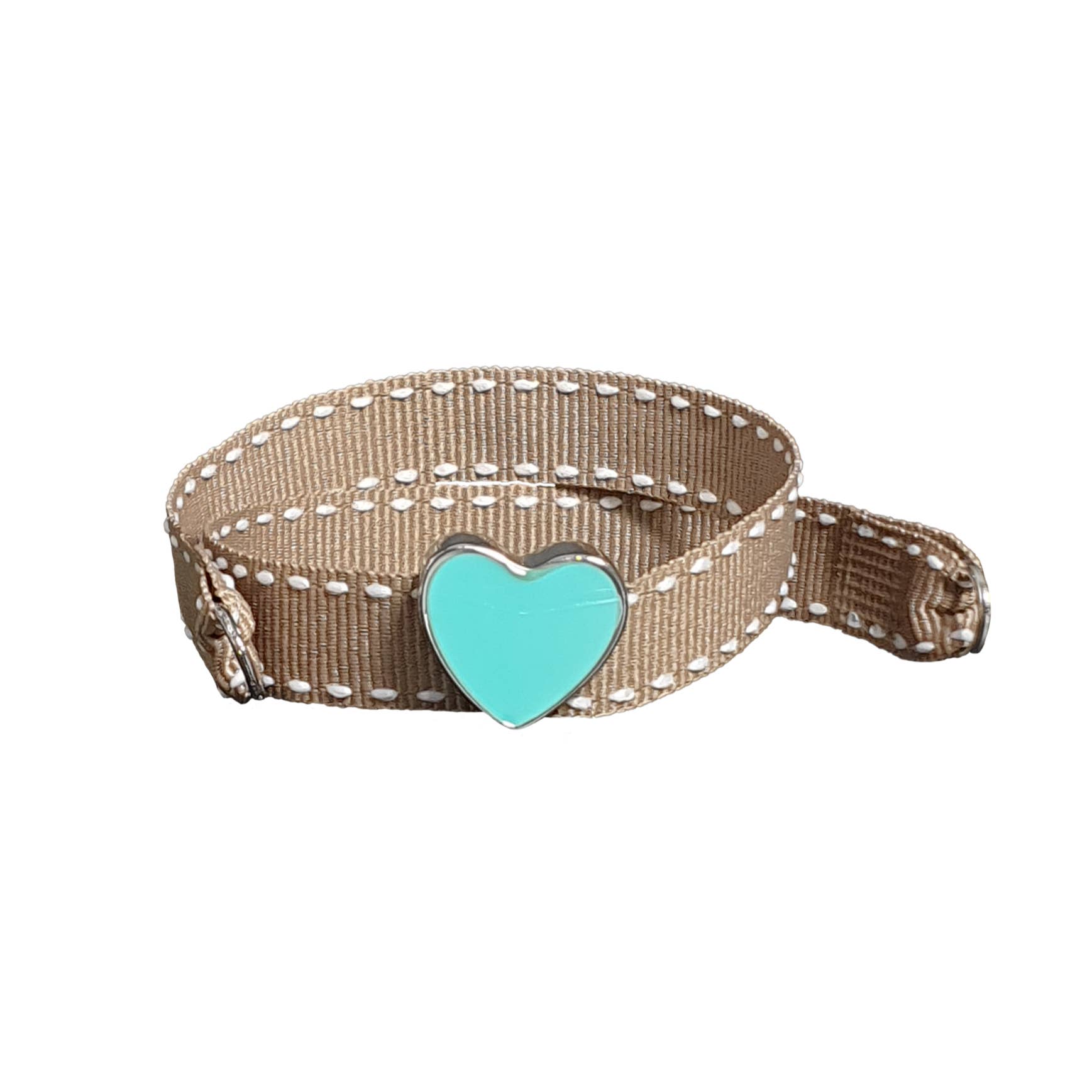 Smartever Srl - Wholesale Charm/Dangle Bracelet - BEIGE BRACELET WITH WATER ENAMEL ON PALLADIUM