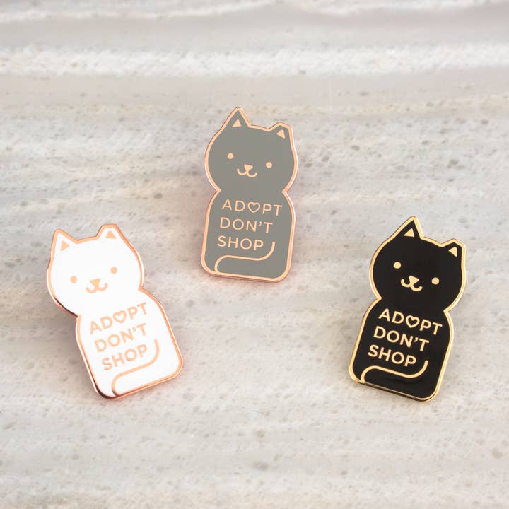 Everyday Olive - Wholesale Lapel Pin/Button - Adopt Don't Shop Pin6