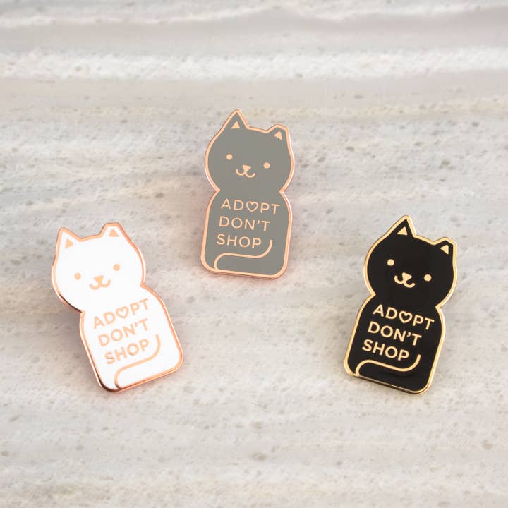 Everyday Olive - Wholesale Lapel Pin/Button - Adopt Don't Shop Pin6