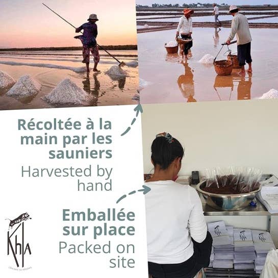 Khla - L'épicerie du Mékong – Großhandel Salz – Kampot Salzblume — Premium — 1 kg4