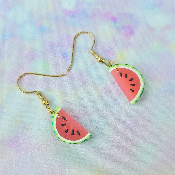 blurandbake - Wholesale Dangle Earrings - Watermelon Dangles