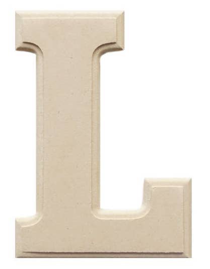Angels Craft – wholesale Craft supplies – Wood Letters MDF 6-inch with Routed Edge, 1-ct13