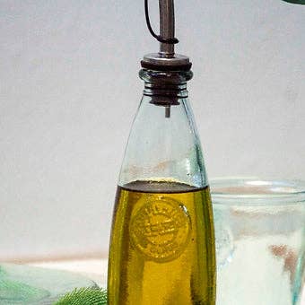 Jarapa – wholesale Oil/vinegar dispenser – Recycled Glass Authentic Oil / Vinegar Bottle 300ml1