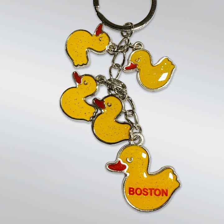 Porte-clés Charms Canard de Boston pour la vente par Commonwealth Souvenirs