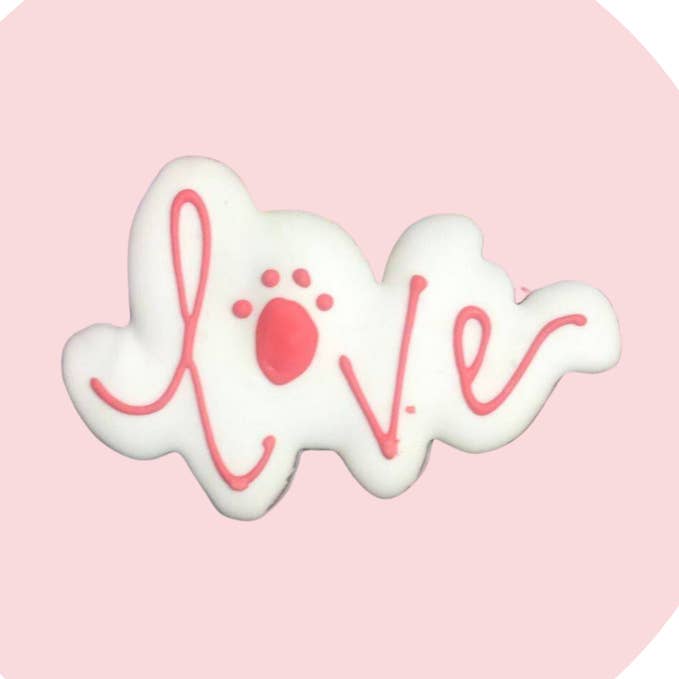 Love Dog Cookie for wholesale by Bakery Dog
