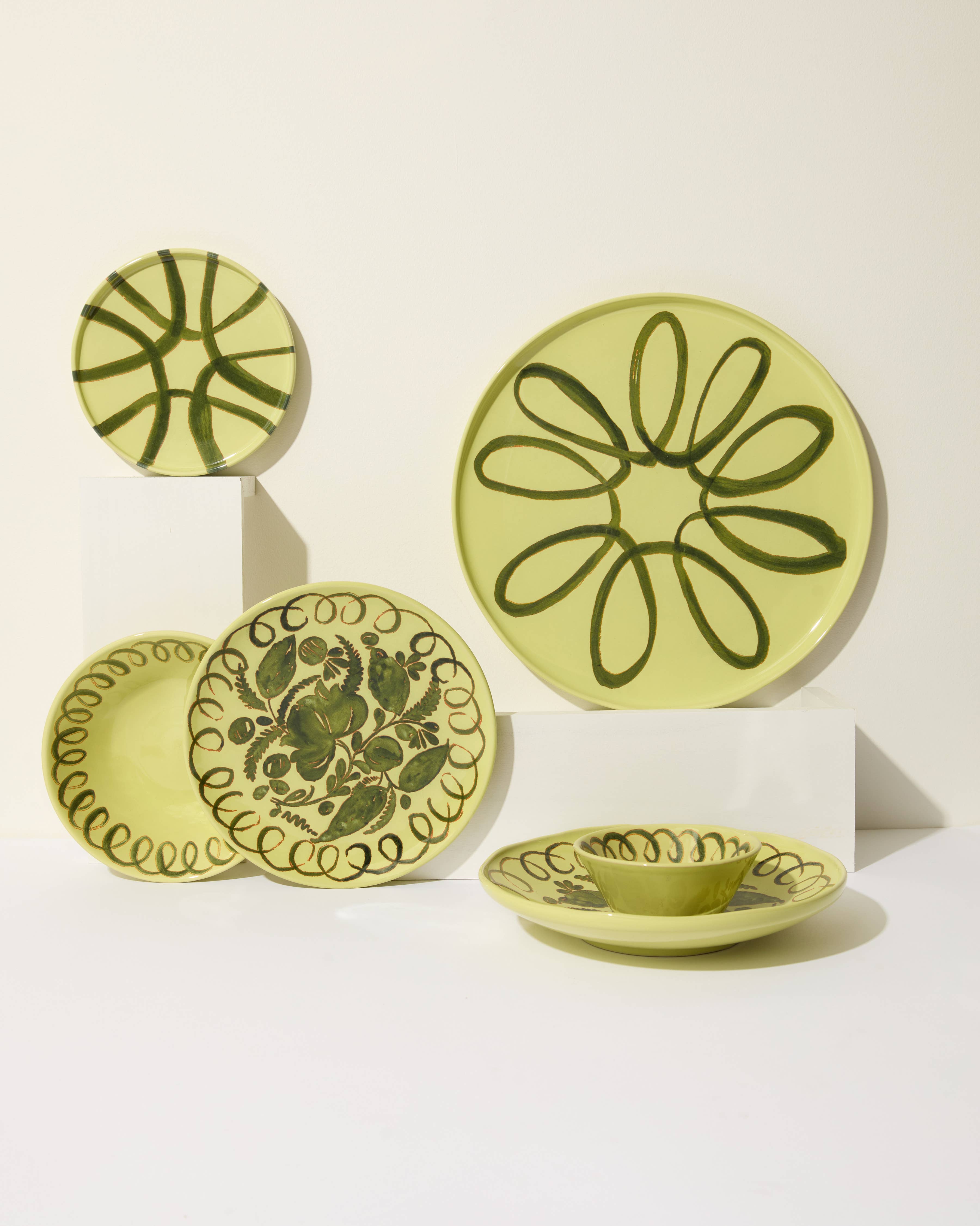 Couleur Nature - Wholesale Appetizer Serveware - Amalfi Appetizer Plate Lime - 7.1" Diameter3