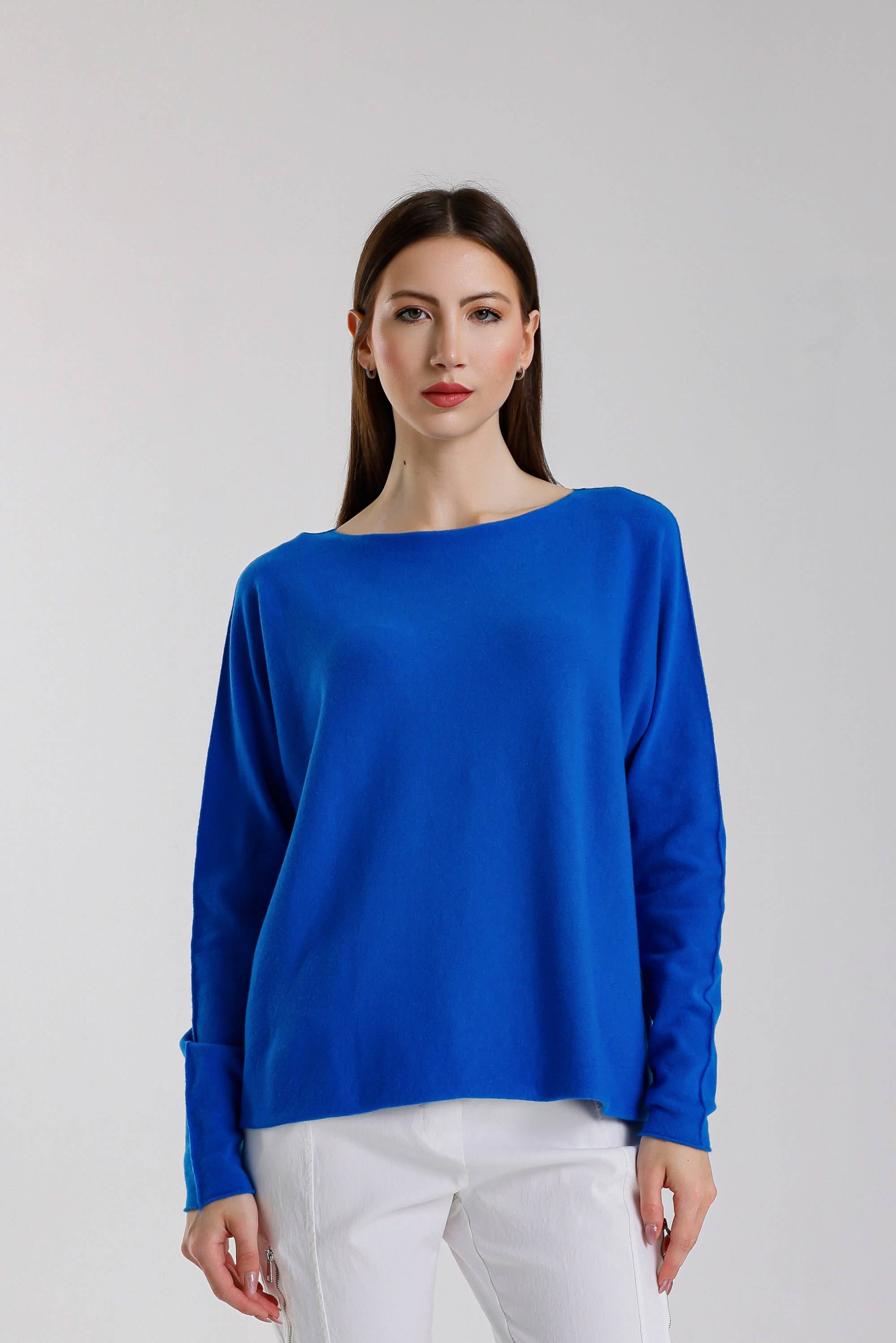 TINA Stephens Italy/Tees By Tina - Wholesale Knit Sweater - Women's - Laurin Seriously Soft Jewel Neck Sweater (BLS425)37