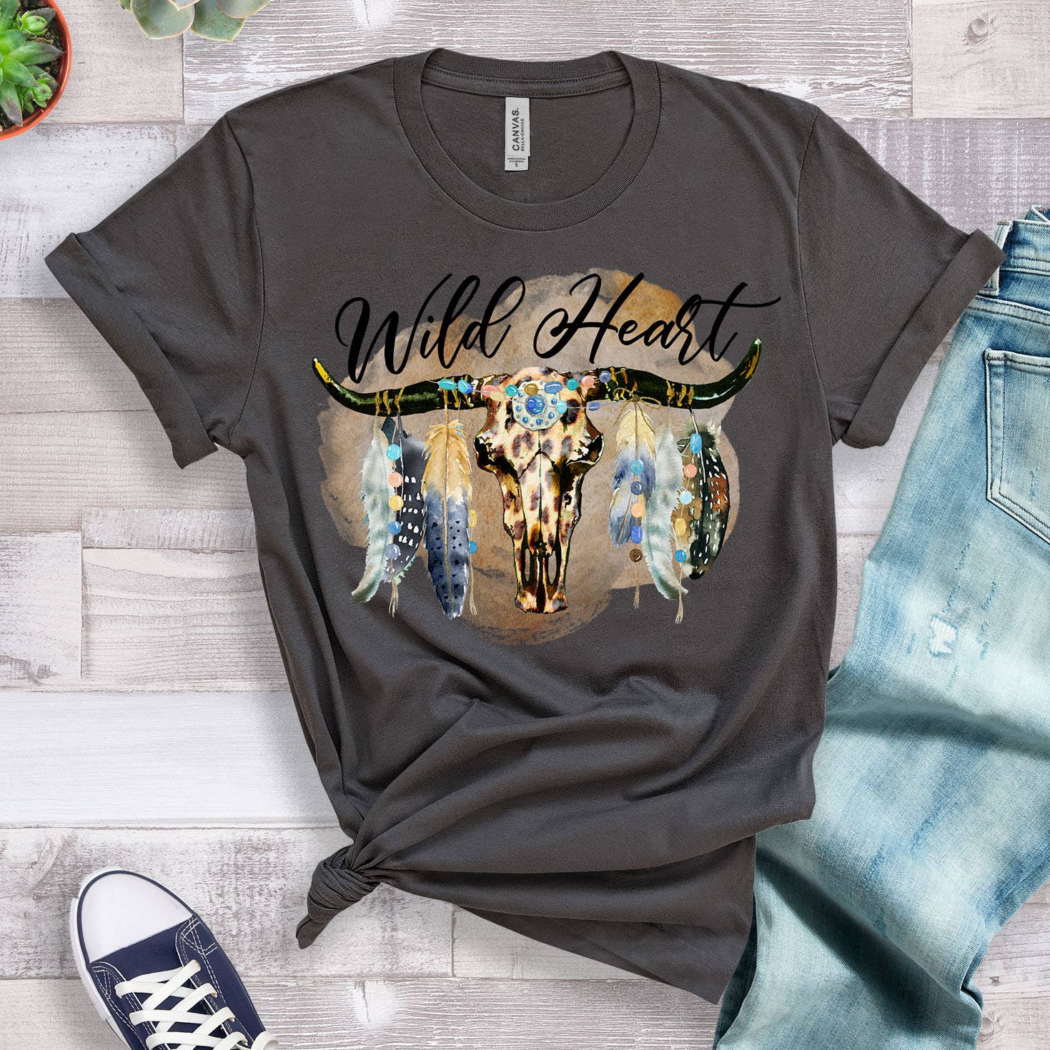 This Joyful Home - Wholesale T-Shirt (Graphic) - Women's - Wild Heart Graphic T-Shirt7