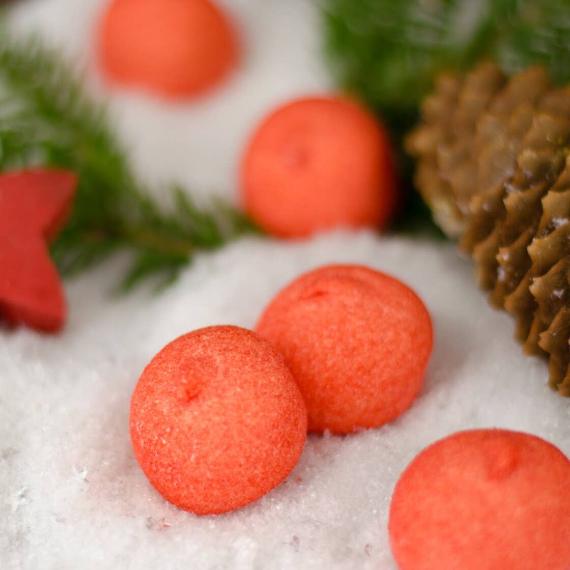 Der Zuckerbäcker - Wholesale Marshmallow - Lucky Bag Frothy Reindeer Noses Red Marshmallows Strawberry3