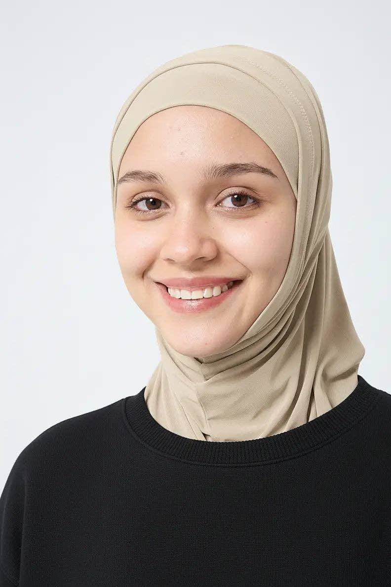 Akoya Hijabs – wholesale Hijab – Women’s – Instant Two-Piece Sandy Hijab6