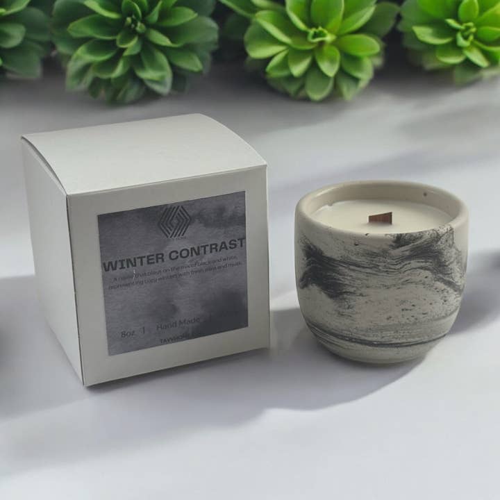 Tavv Inc - Wholesale Jar/Filled Candle - Winter Contrast1