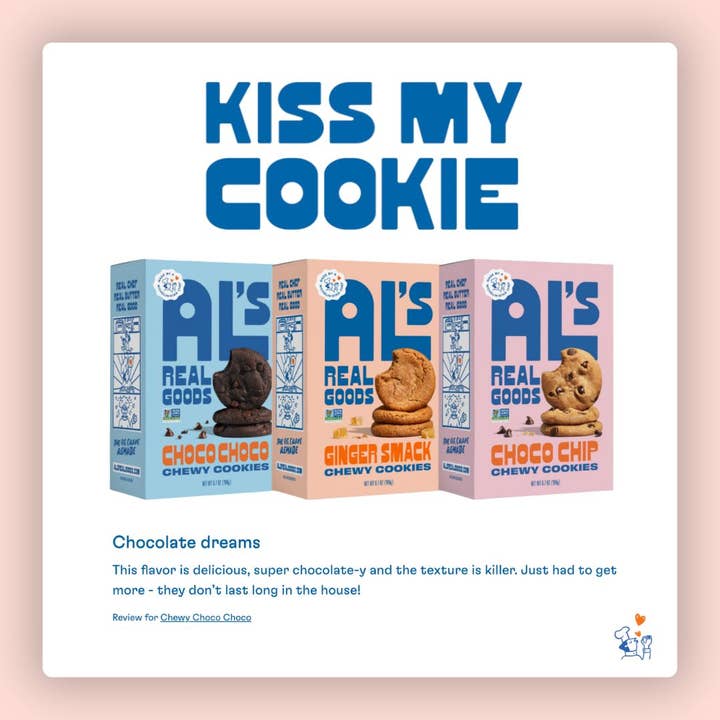 AL's Real Goods - Wholesale Cookie - Chewy Ginger Smack Cookies | 6ct | 6.7oz | Michelin, Non-GMO7