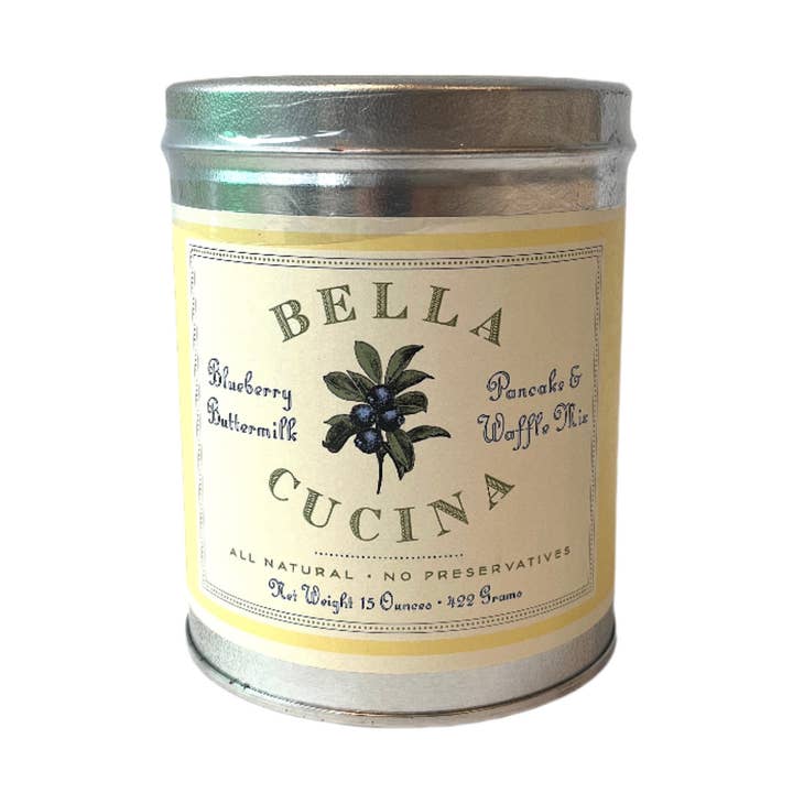 Blueberry Buttermilk Pancake & Waffle Mix for wholesale by Bella Cucina