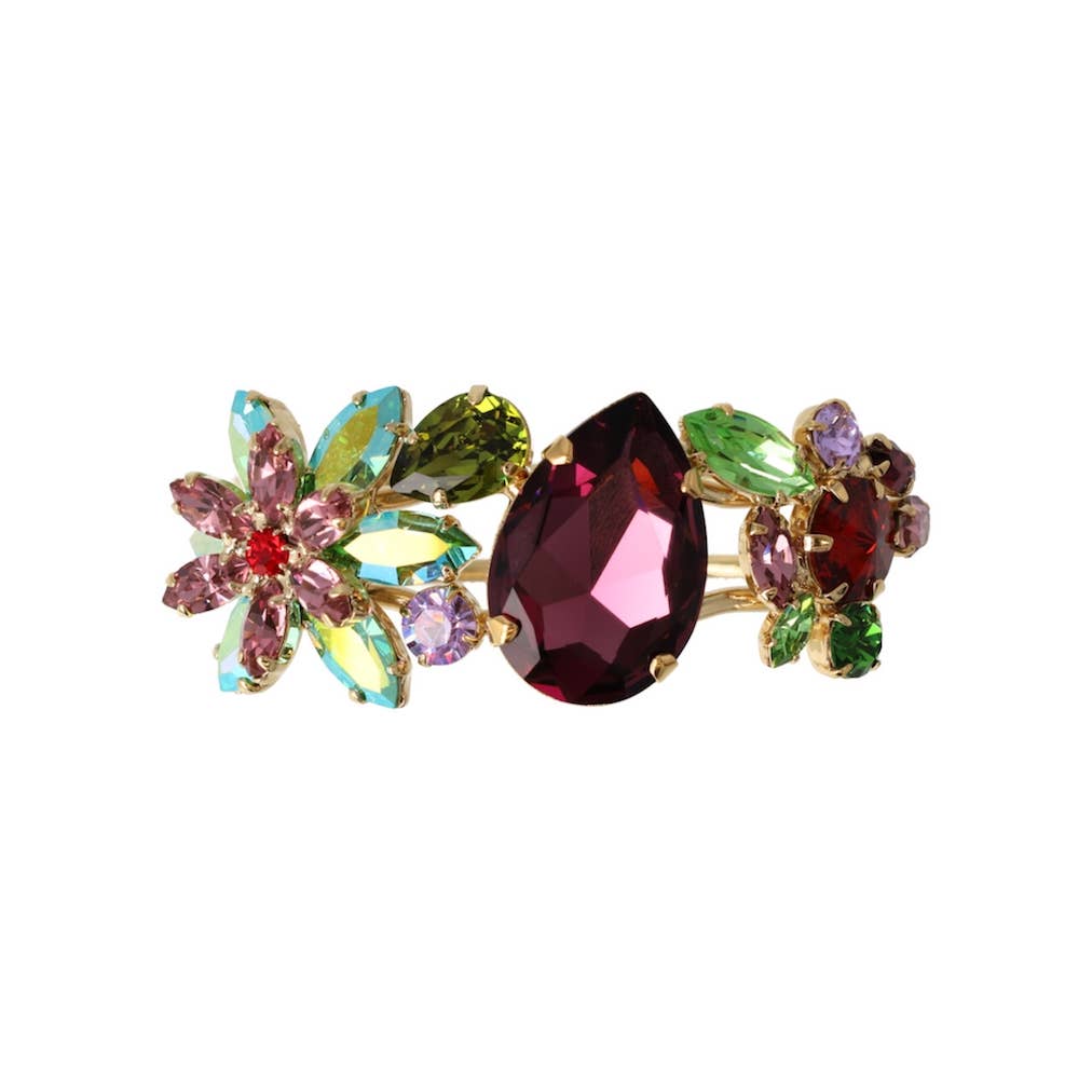 OTAZU - Wholesale Cuff Bracelet - Karin Bloemen Statement Cuff - Gold, Handmade0