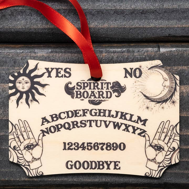 Spirit Board Ornament Christmas Ouija Board for wholesale by Phoenix Revolution Press