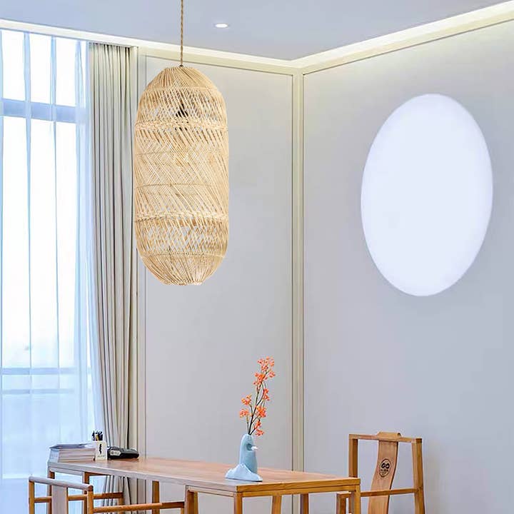 ELE Light & Decor - Wholesale Chandelier/Hanging Light - Handmade Large Rattan Pendant Light