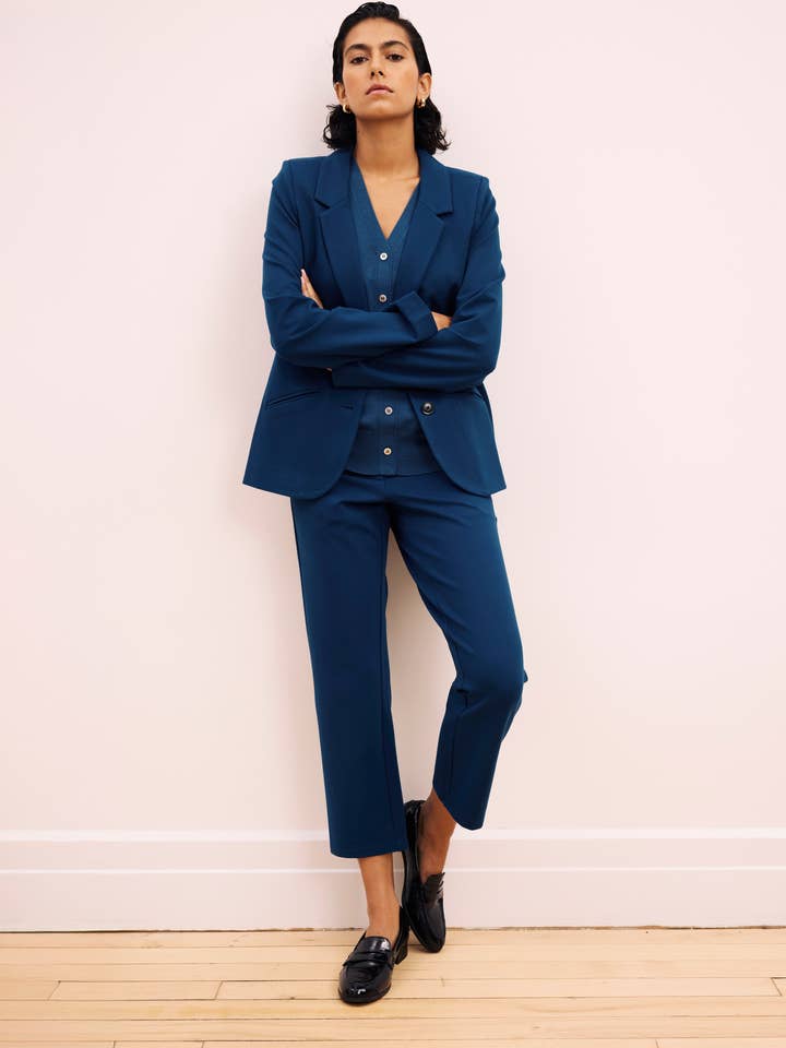 Cigarette Ponte Pants - Deep Teal for wholesale by Universal Standard