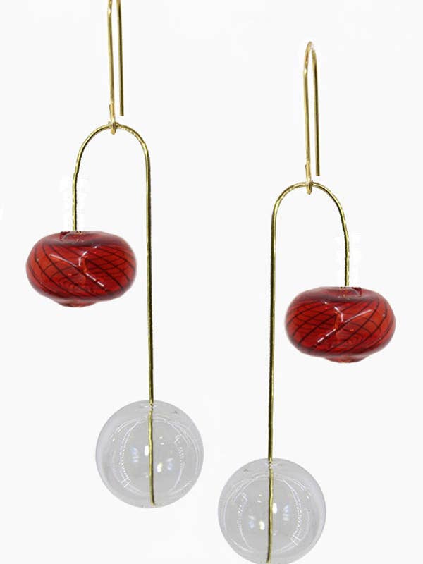 Glass Balance Red for wholesale by Brass Sand
