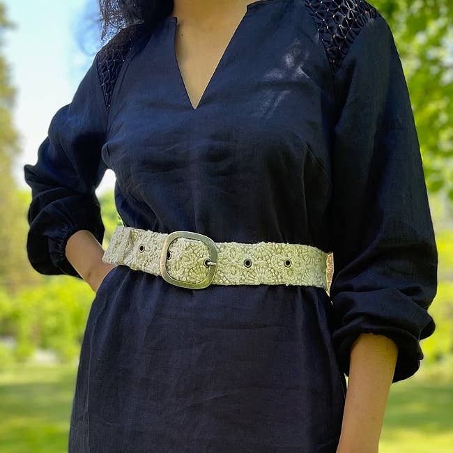 Jenny Krauss - Wholesale Belt - Women's - Desert Dreams Embroidered Wool Belt