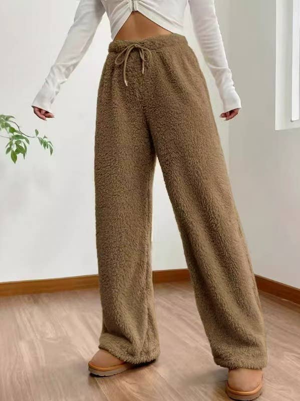 Women Wide Leg Pants Casual Winter Warm Lounge Wear and other Purchase Wholesale soft pants. Free Returns & Net 60 Terms on Faire trending on Faire.
