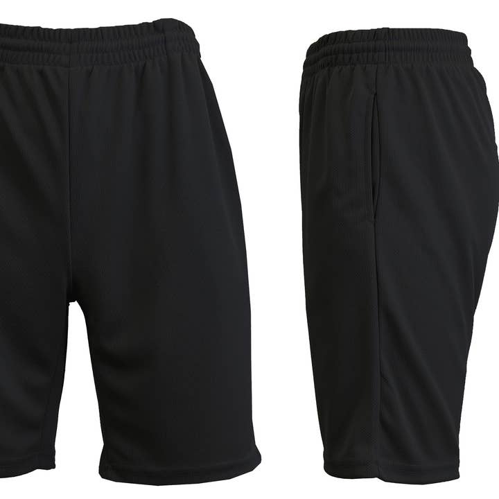 Galaxy By Harvic - Wholesale Athletic Shorts - Men's - Men's Moisture Wicking Active Mesh Shorts0