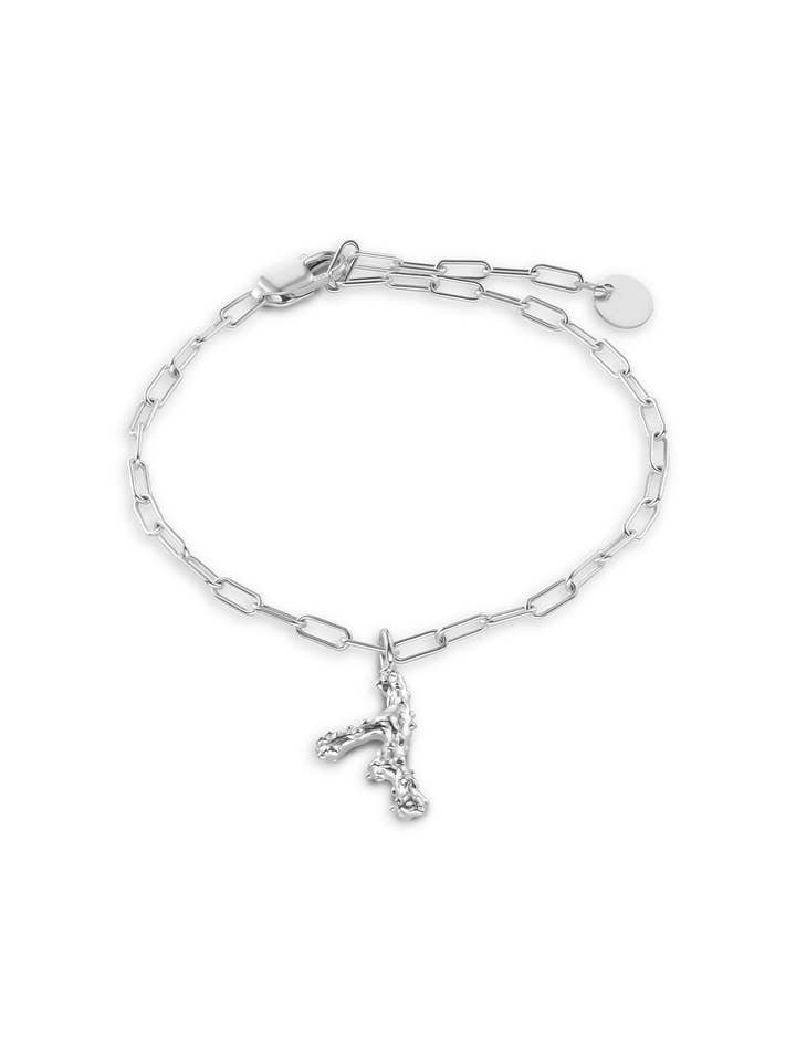 Sea Coral Bracelet Silver for wholesale by NO MORE ACCESSORIES