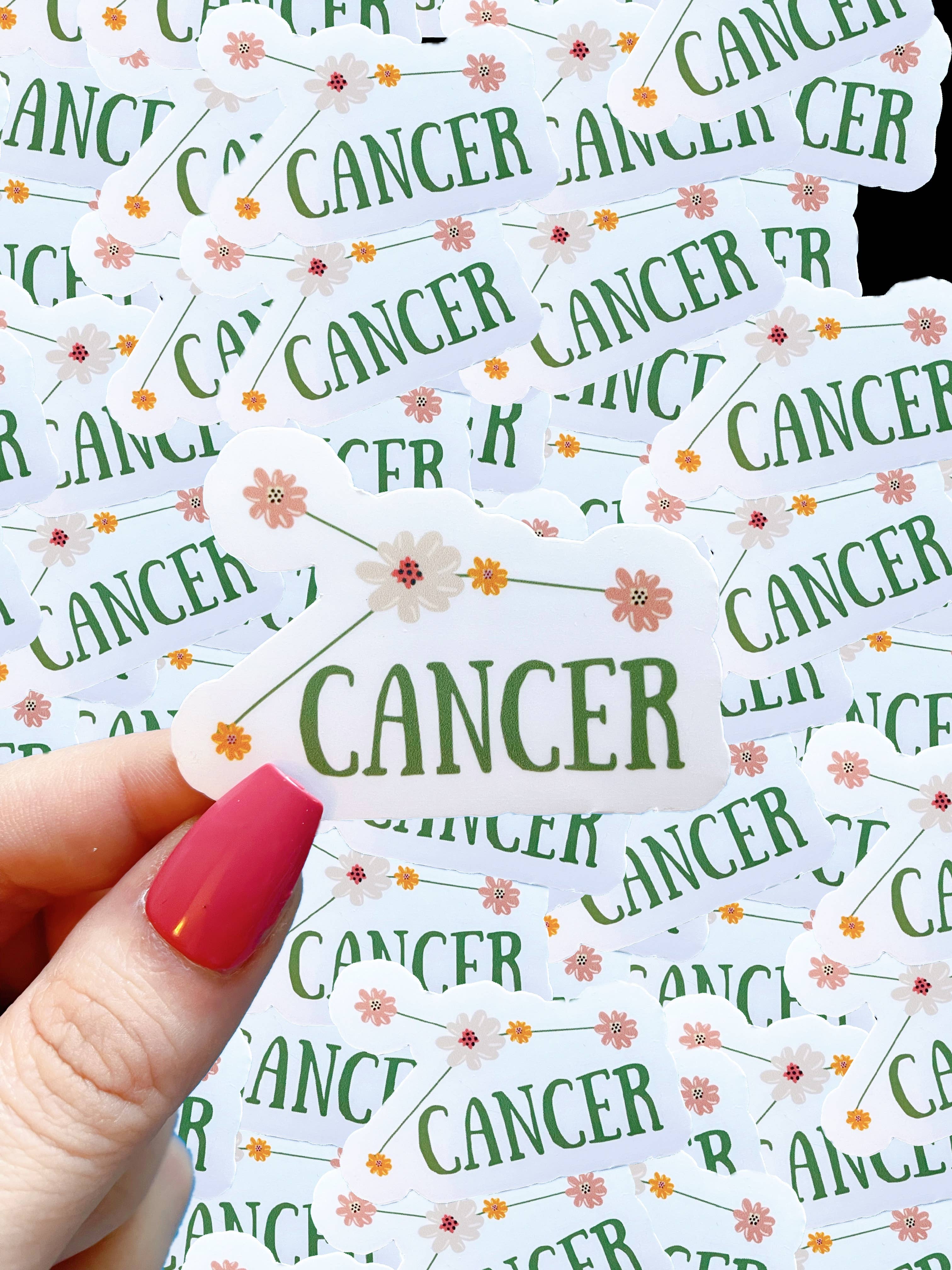 Typo Lettering Co - Wholesale Sticker - Floral zodiac waterproof sticker SET11