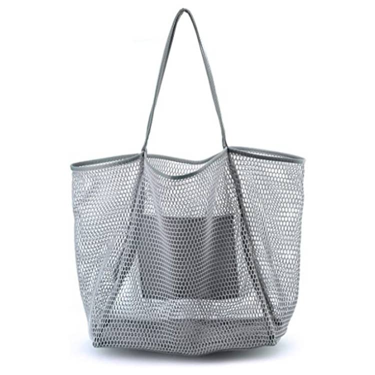 Little Trendy - Wholesale Beach Bag - Mesh Beach sandproof bag Swimming Waterproof Tote handbag3
