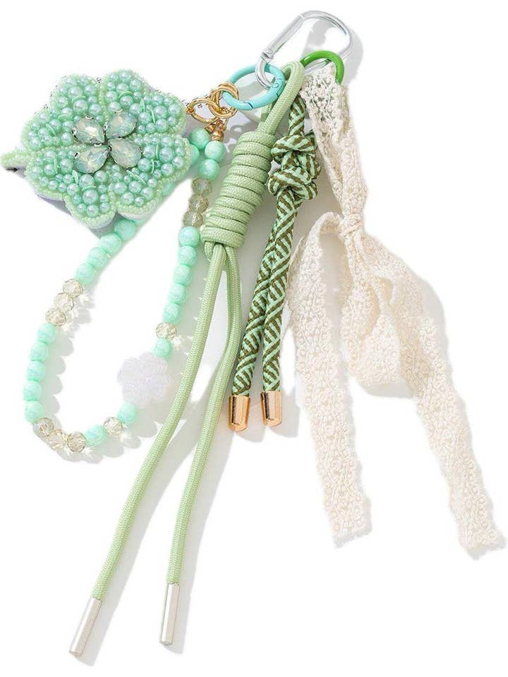 Keychain / Clover bag charm for wholesale by SHEERA