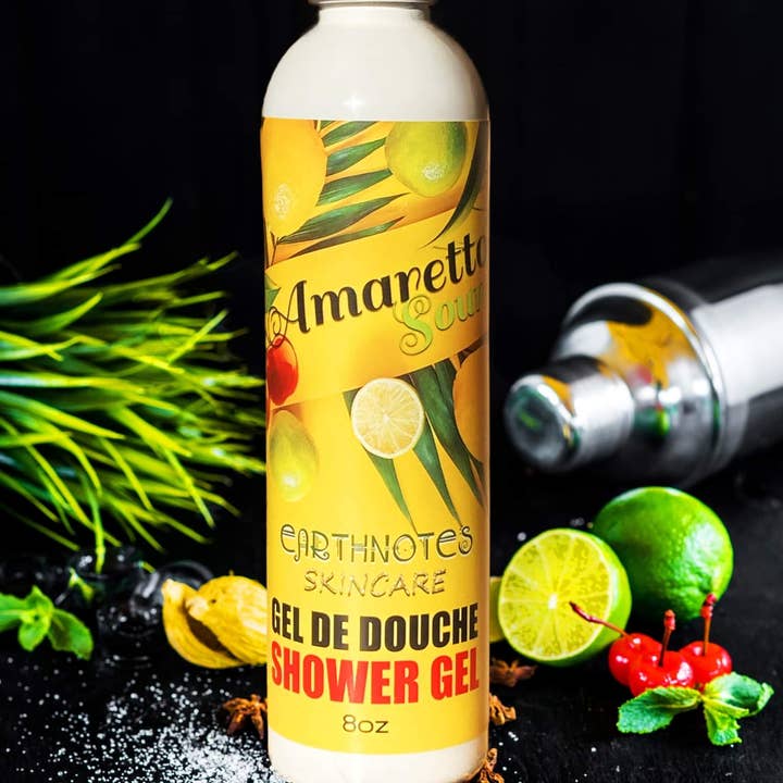 Amaretto Sour Shower Gel for wholesale by Earthnotes Skincare