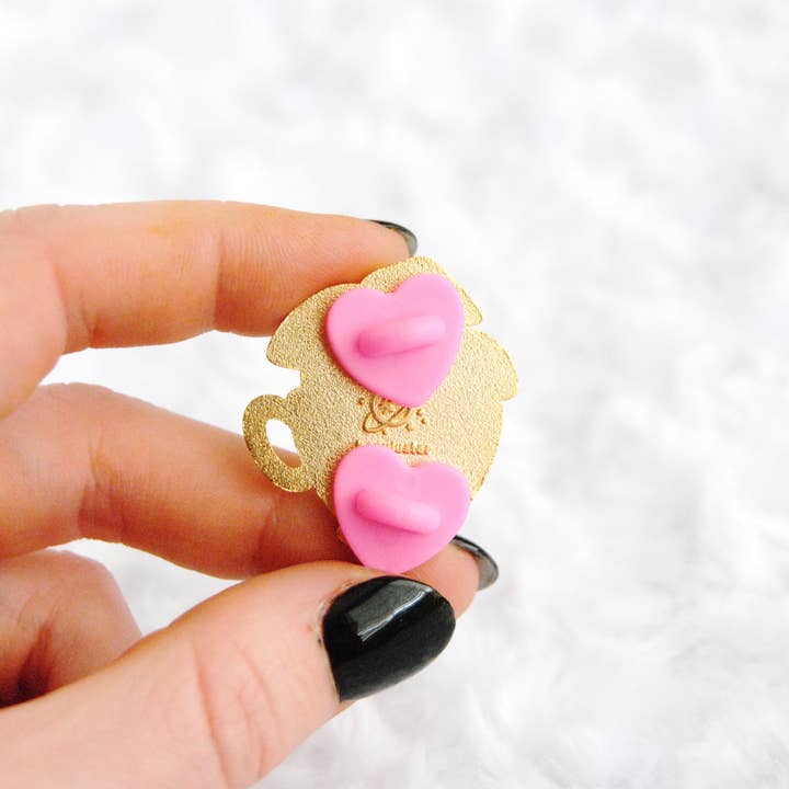 Beauluster - Wholesale Lapel Pin/Button - Mushroom Tea Enamel Pin2