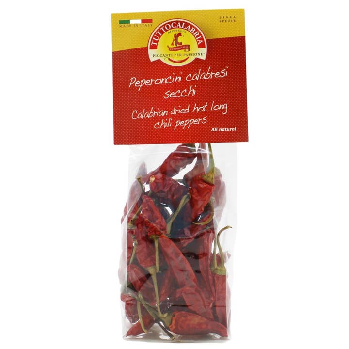 TuttoCalabria Dried Whole Calabrian Chili Peppers by Tutto Calabria for wholesale by Wholesale Italian Food