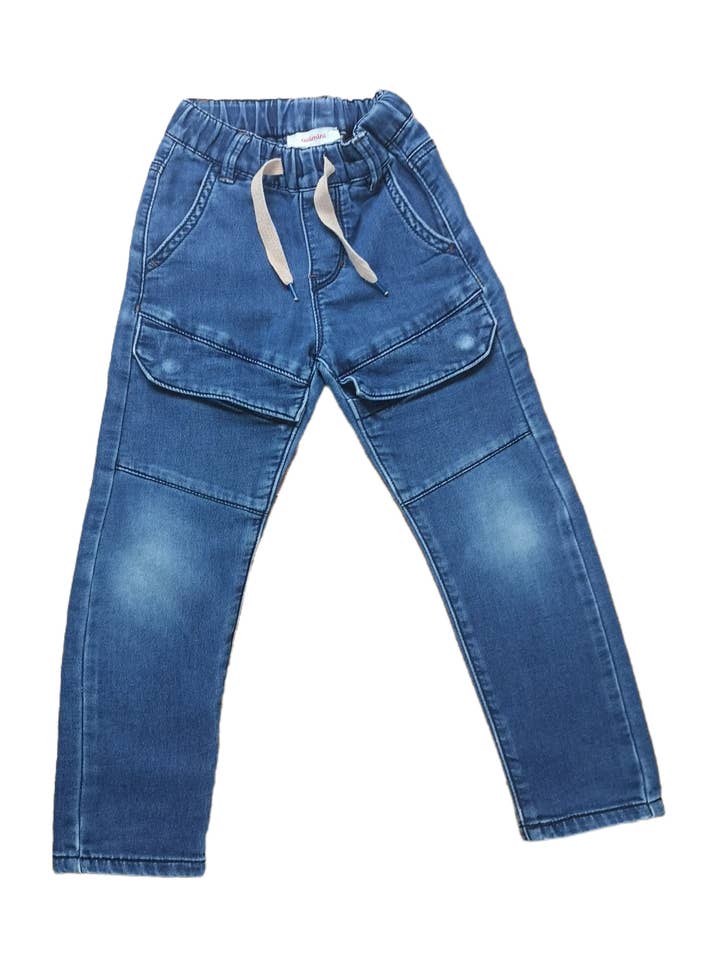 Vaqueros con bolsillo efecto lavado - ocasión - 4 años para venta al por mayor de Mademoiselle Bébé