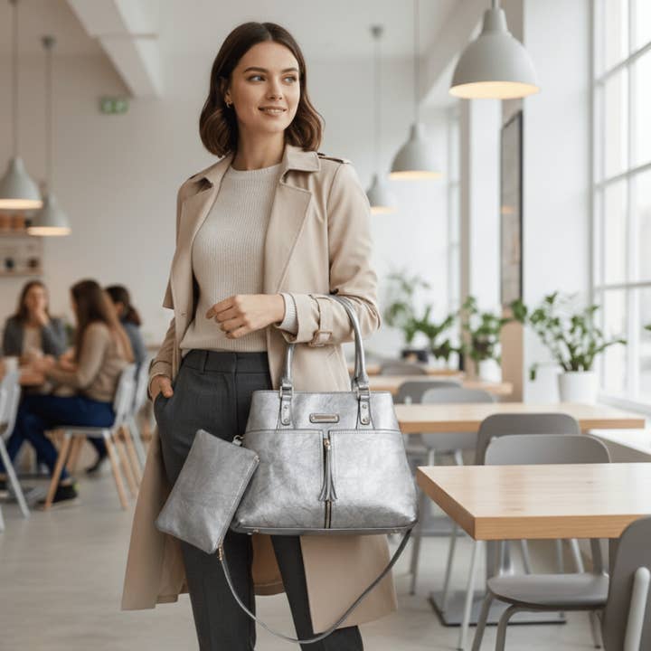 Bolsa feminina VIA FIORE - Tote, clutch, satchel com alça - Modelo #9 por atacado de VIA FIORE