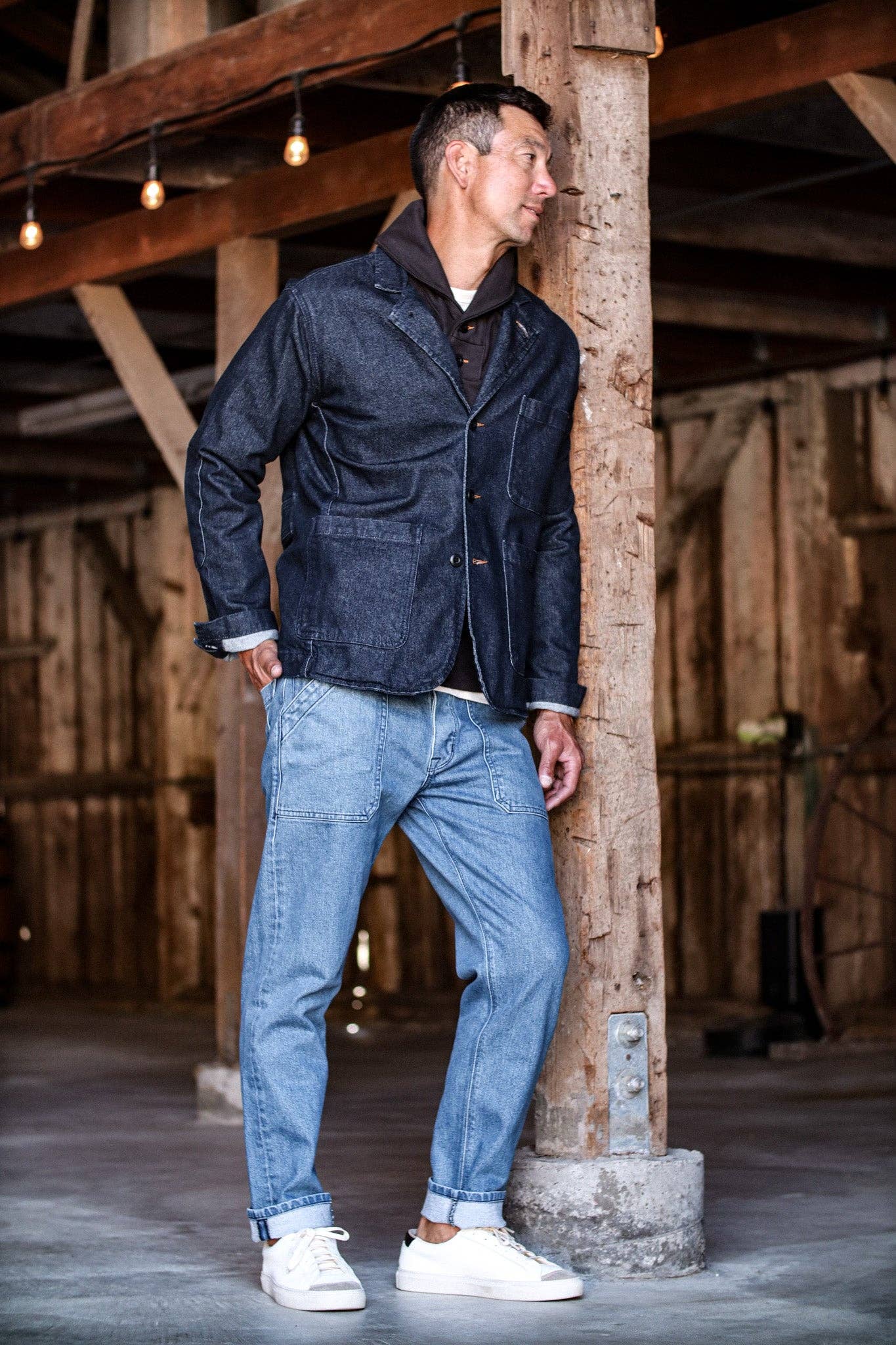 Scout Jean | Salt Wash  Denim Military Pant for wholesale on Faire5