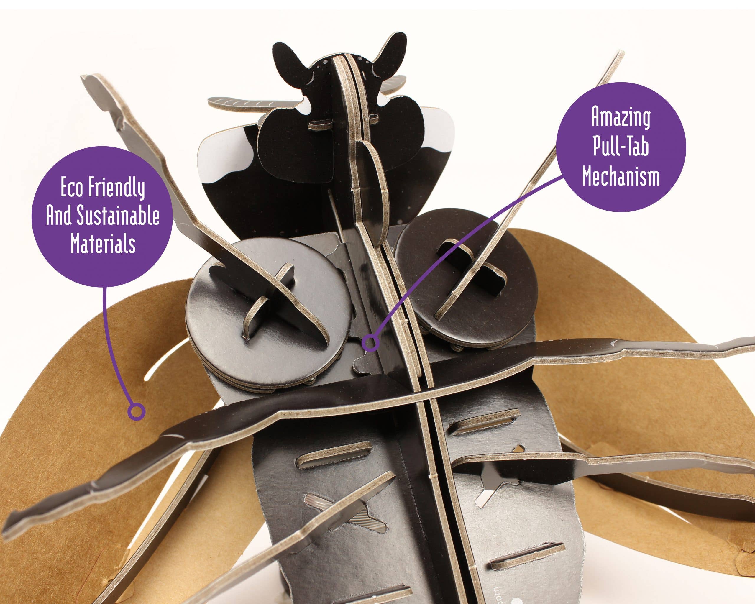 Build Your Own - Wholesale DIY Craft Kit - Kids - Build Your Own Ladybird - Eco-Friendly Cardboard Craft Kit5