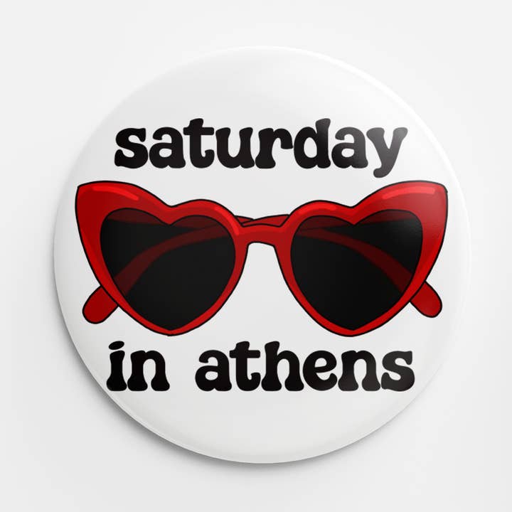 Saturday in Athens Sunnies Button for wholesale by Thanks For Everything