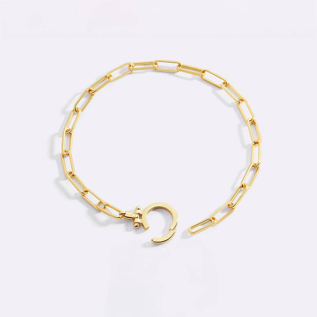 Mint & Lily - Vente Bracelets maillon et chaîne - Bracelet trombone à la menthe3