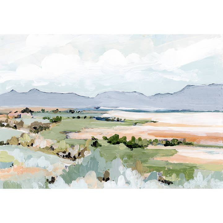 Laurie Anne Art – Impressão artística por atacado – Impressão de Arte Campos de Montanha - Ilha Antelope2