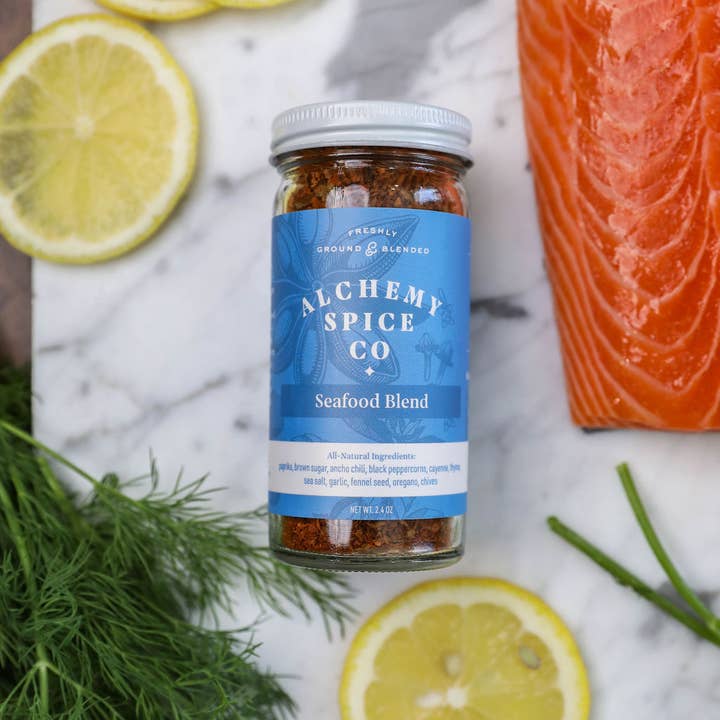 Alchemy Spice Company - Wholesale Dried Spice Mix - Seafood Blend Jar1