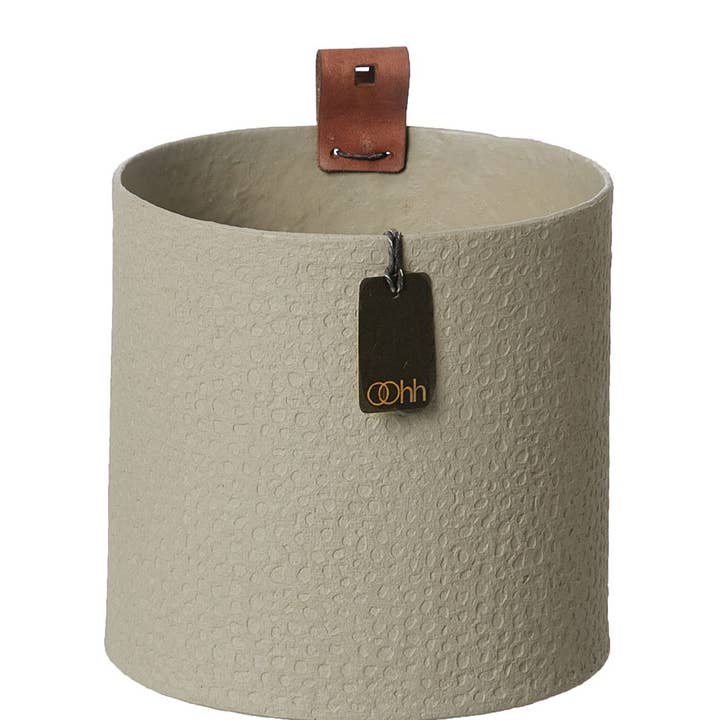 Lübech Living - Wholesale Plant Pot - Madrid Cylinder. Zero Waste, Light Brown0