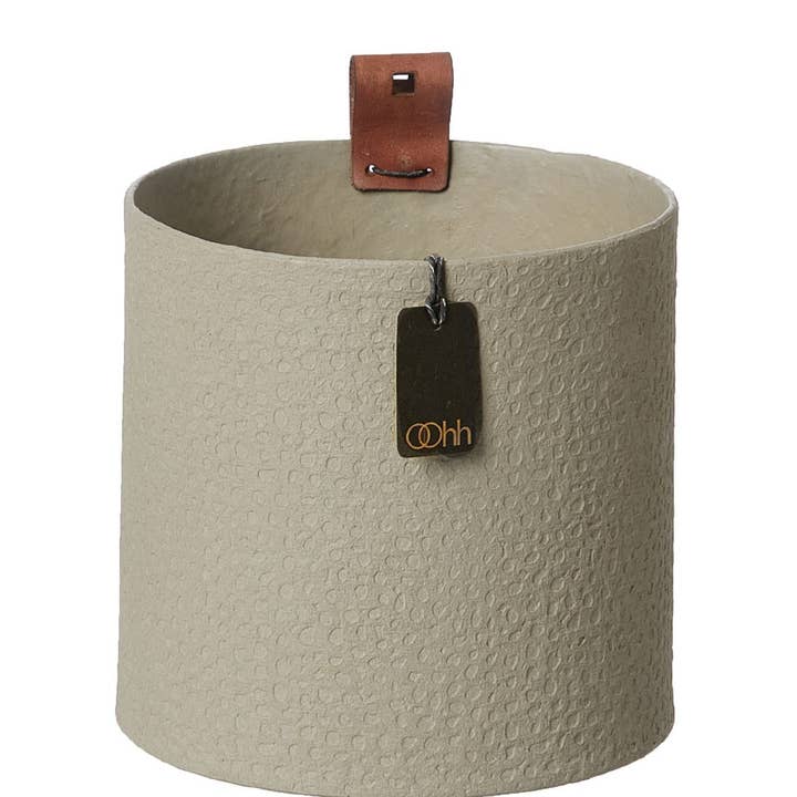 Lübech Living – wholesale Plant pot – Madrid Cylinder. Zero Waste, Light Brown