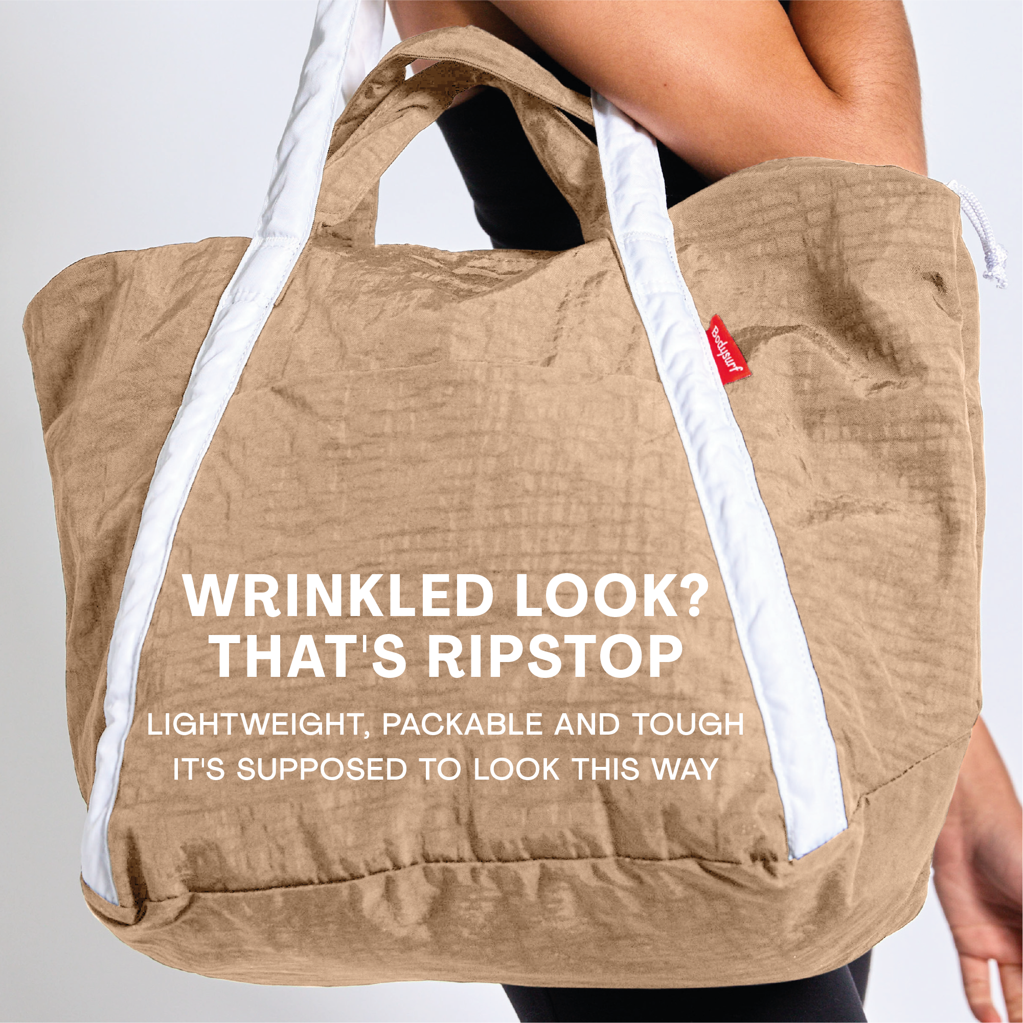 Bodysurf - Wholesale Strandtas - Middelgrote waterdichte strandtas van ripstop nylon17