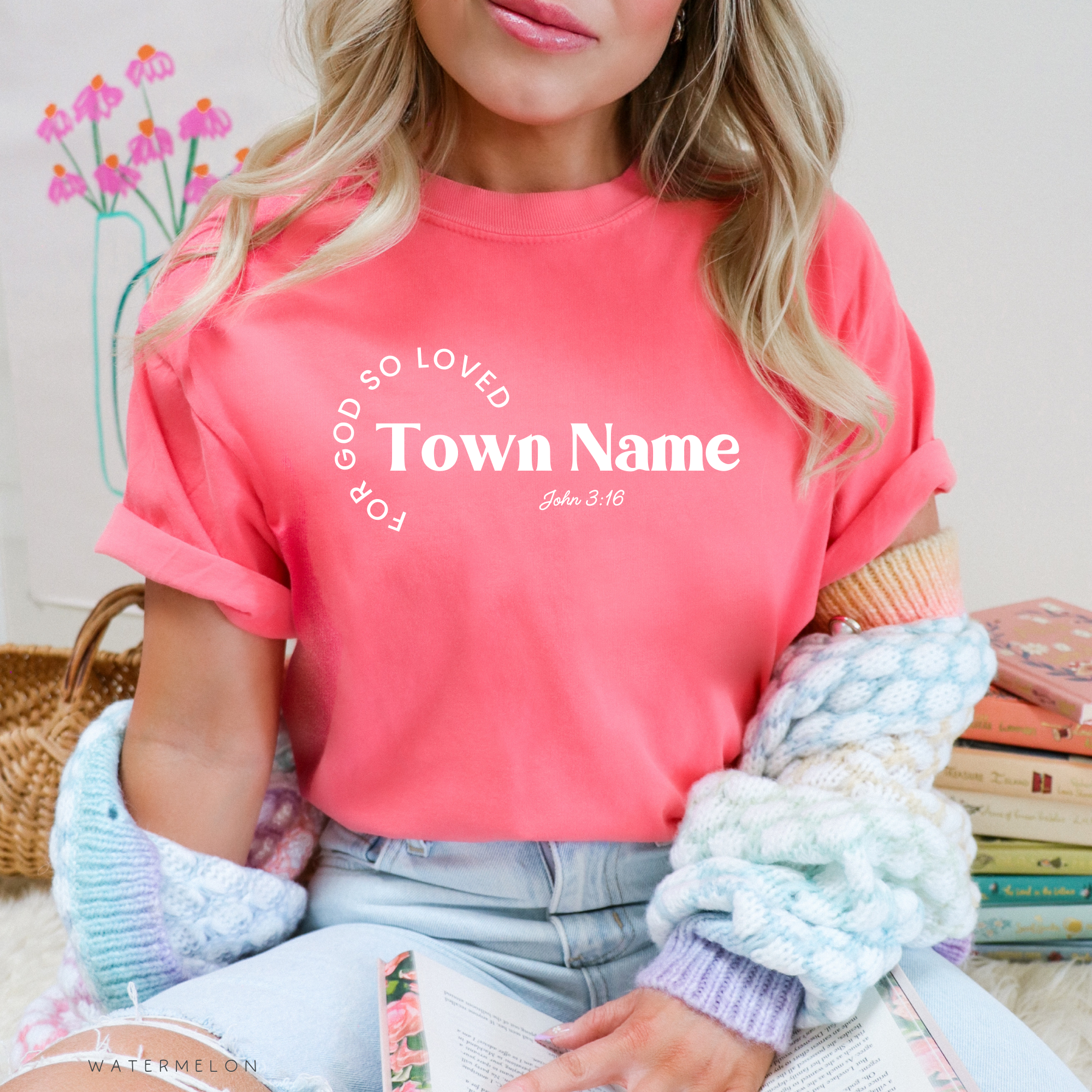 Faith & Life Christian Brands - Wholesale Screen Printed T-Shirt - Unisex - For God so Loved Custom Apparel Graphic T-Shirt11